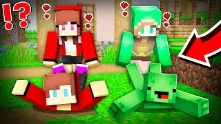 JJ and Mikey Are Trapped by Girls in Minecraft - Maizen