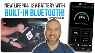 New Ohmmu LiFePO4 12v Battery with Built-in BLUETOOTH! 😀 Install & App Review