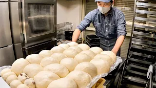 Erstaunliche Arbeit eines Bäckers ab 12:30 Mitternacht! Beliebte japanische Bäckereien in der Stadt
