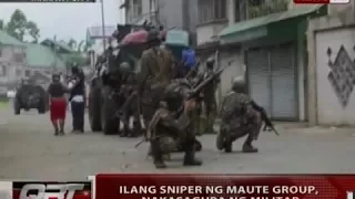 QRT: Ilang sniper ng Maute group, nakasagupa ng militar