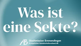 Was ist eine Sekte?