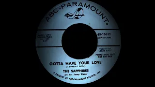 The Sapphires - Gotta Have Your Love. ( Northern Soul)