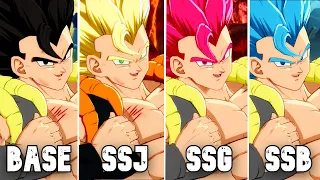 Dragon Ball FighterZ: Base Gogeta, SSJ, SSG, SSGSS (4K 60fps)