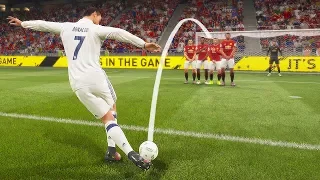 FIFA 18 КАК ЗАБИВАТЬ РАБОНОЙ СО ШТРАФНОГО | Rabona Free Kick Tutorial