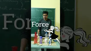 First law of Motion 😆 | Law of Inertia 👍| Arpit Sir #shorts #science #funny