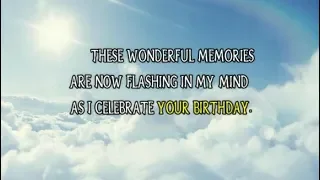 Happy Birthday in Heaven || Sending birthday wishes to heaven