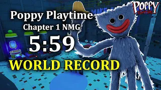 [FWR] POPPY PLAYTIME CHAPTER 1 CURRENT PATCH NMG SPEEDRUN 5:59 (FIRST SUB 6)