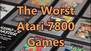 The Top 5 Worst Atari 7800 Games According To 7800 Users - The No Swear Gamer