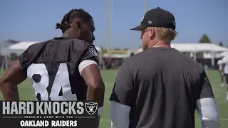 Jon Gruden Talks with AB, and Antonio Brown Shares His New Mantra | Hard Knocks with the Raiders