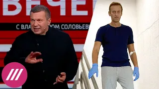Молчание федералов: Владимир Соловьев в одиночку ответил на расследование отравления Навального