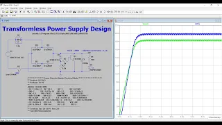 How to Design Transformerless Power Supply Circuit in LTSpice Simulation for LED Strip lights