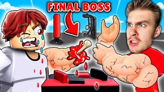 Spędziłem 12H ⚠️ aby POKONAĆ *FINAL BOSSA* 💪 i DOSTAĆ TO… (ZA DARMO) 🤑 w Arm Wrestle Simulator! 😱