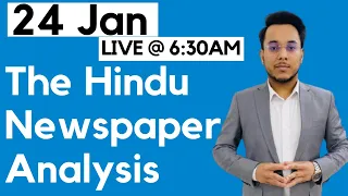 The Hindu Newspaper Analysis | Current Affairs for UPSC CSE | 24 January 2022  #UPSC #IAS