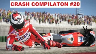 MotoGP 17 | Crash Compilation #20 | TV REPLAY  | PC GAMEPLAY