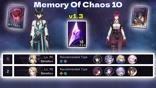 New Turbulence! Imbibitor Lunae E0 and Kafka E0 Memory Of Chaos 10 v1.3 | Honkai: Star Rail