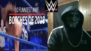 10 Funniest WWE Wrestling Fails Of 2018 - WWE OMG Moments REACTION!!! (GP17)