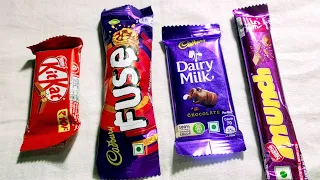 KitKat vs Cadbury Fuse vs Dairy Milk vs Munch