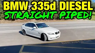 2011 BMW 335d DIESEL EXHAUST w/ STRAIGHT PIPES!