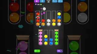 ball sort level 38 new puzzle game 2023 #viral #like #follow #job #view #5g #game