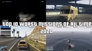 GTA Online Top 10 Worst Missions Of All Time 2020