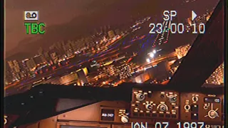 MSFS Old VHS style approach into Hong Kong Kai Tak - Boeing 747