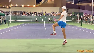 Rafael Nadal - 2024 IW Practice [Court Level, 4k 60fps]