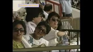 WILLS Trophy  Sharjah 1991 5th match - India vs Westindies   - Only West Indies Inning