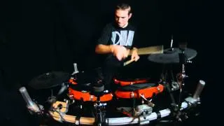 Verita's Past Drummer Will Bartlett plays some metal on the 2Box DrumIt Five