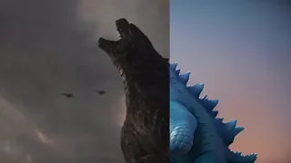 Godzilla victory roar dreadfully ran through AI