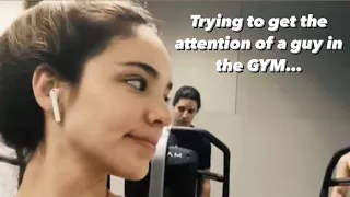 Trying to get Gym guy attention...