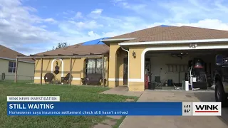 Cape Coral homeowner says Hurricane Ian insurance settlement check still hasn't arrived