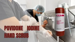 What is Povidone Iodine Hand Surgical Hand Scrub : Hand washing