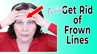 Get Rid of Deep Frown Lines Between Eyebrows | Facerobics® Face Yoga