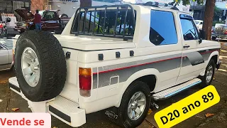 (VENDE SE) CHEVROLET D20 CABINE DUPLA 6 lugares TURBINADA 1989 completa (ACEITO TROCA)#D20