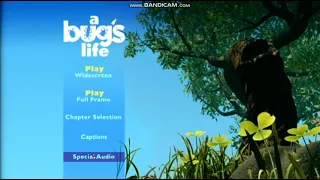 A Bug's Life 2003 DVD Menu Walkthrough