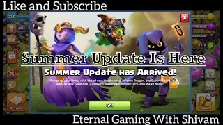 Clash of clan summer update super troop new troops explained super witch inferno dragon headhunter