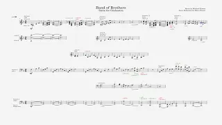 Band of Brothers: "Suite for Orchestra" by Michael Kamen (Score Reduction)