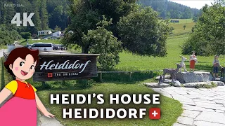 [4K]  HEIDI's HOUSE - "HEIDIDORF" | SWITZERLAND - Part 1