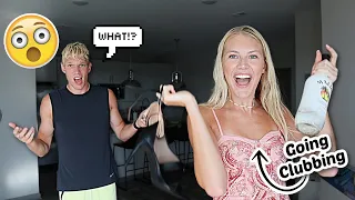 LEAVING TO THE CLUB WITHOUT MY BOYFRIEND... *CRAZY REACTION*