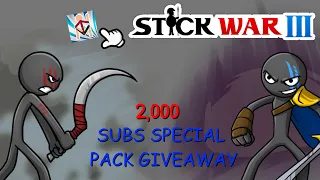 2k subs special pack GİVEAWAY! || stick nodes