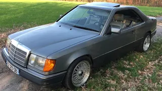 Mercedes W124 300CE présentation, essai avant restauration youngtimer 4K