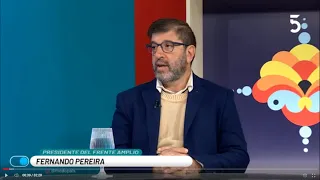 Recibimos al presidente del Frente Amplio, Fernando Pereira