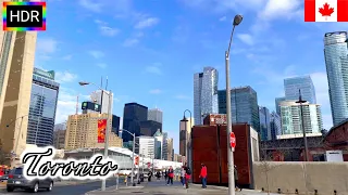 🇨🇦【HDR 4K】Toronto Winter Walk - Downtown to Harbourfront (December, 2021)