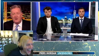 xQc dies laughing at Piers Morgan asking Hans Niemann "if he ever used An*l Beads"