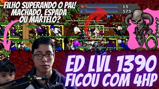 ED LVL 1390 FICA COM 4 HP, MATANDO O BOSS NO ÚLTIMO SEGUNDO AND TRAPANDO COM LVL 7 😮 #UrsinhaClips