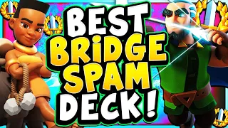 12 Win Grand Challenge with Best Bridge Spam Deck - Clash Royale