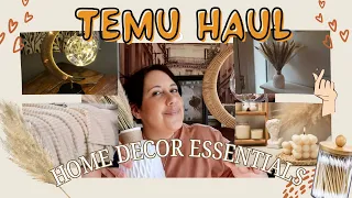 TEMU HAUL | COSY HOME ESSENTIALS | WHAT I ORDERED VS WHAT I GOT | £340 LAMP FOR JUST £4 WOW!!