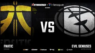 [RU] fnatic vs Evil Geniuses | Map 2: Dust2 | StarSeries i-League Season 8 Finals