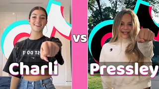 Charli D’amelio Vs Pressley Hosbach TikTok Dances Compilation (October 2020)