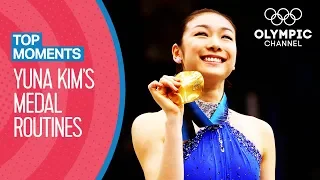 All Yuna Kim's FULL length Olympic medal winning routines | Top Moments